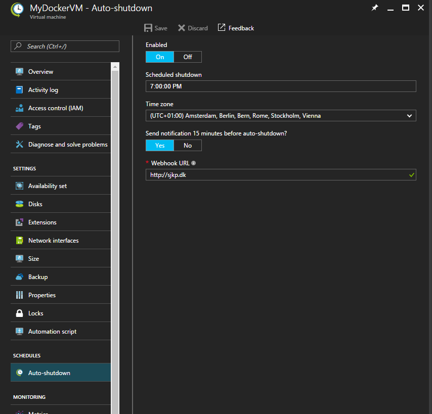 azure-scheduled-vm-shutdown