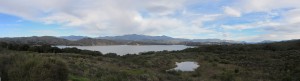 Panoramic view of Lake Cachuma